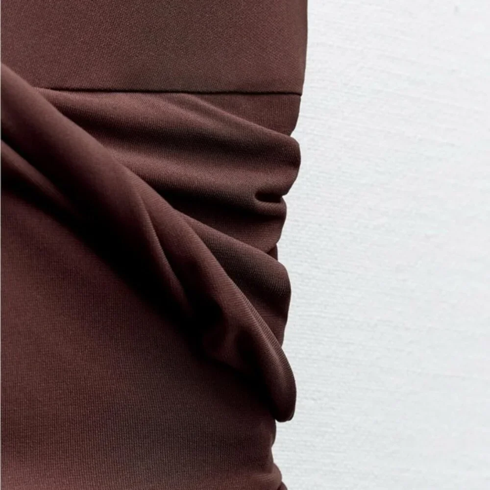 ZARA CUT OUT TWISTED DRESS - Picture 7 of 8